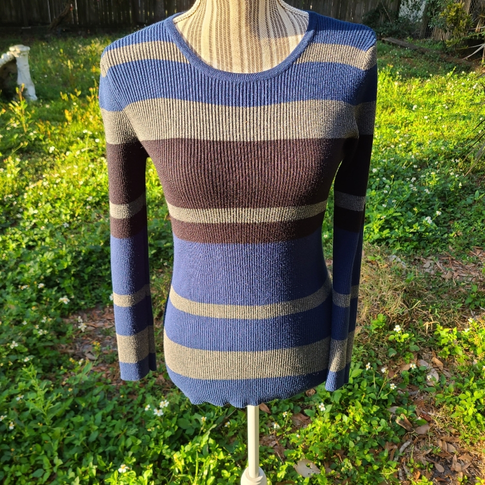 Philosophy Ribbed Knit Sweater